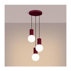 SL.1750 - Luster na lanku HALO 3xG9/8W/230V pr. 25 cm červená SL.1750 vyobraziť