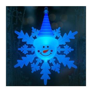 LED RGB Vianočná dekorácia s prísavkou LED/3xLR44 snehuliak červená/modrá/zelená 028 0000632 vyobraziť