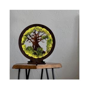 Li-Go 23604/DUB2 - LED stmievateľná stolová dekorácia LED/12W/230V 20x22 cm dub 23604/DUB2 vyobraziť