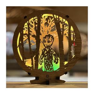 Li-Go 23613/DUB2 - stmievateľná LED stolová dekorácia LED/12W/230V 20x22 cm dub 23613/DUB2 vyobraziť