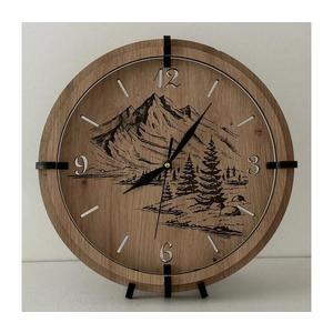 Li-Go 23676/DUB5 - Nástenné hodiny 1xAA priemer 32 cm dub/Hory 23676/DUB5 vyobraziť