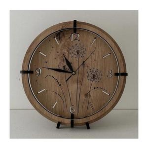 Li-Go 23682/DUB5 - Nástenné hodiny 1xAA priemer 32 cm dub/Púpava 23682/DUB5 vyobraziť