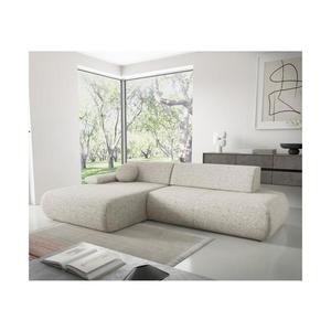 Rohová rozkladacia sedacia súprava s úložným priestorom do tvaru L PRATO ľavá béžová 8590828986119 vyobraziť