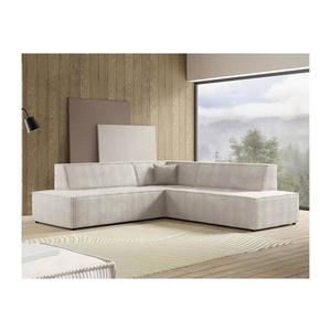 Rozkladacia rohová sedacia súprava TERAMO do tvaru L, pravá, béžová, s úložným priestorom 8590828986324 vyobraziť