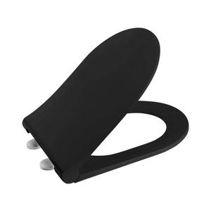 Sapho - WC sedadlo SoftClose AVVA SLIM matná čierna 100787-110 vyobraziť