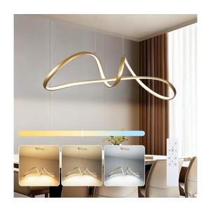 Brilagi-LED Stmievateľný luster na lanku TWISTER LED/60W/230V 3000-6000K zlatá+DO BRI487 vyobraziť