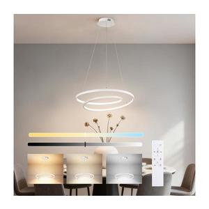 Brilagi-LED Stmievateľný závesný luster na lankách TWISTER LED/48W/230V, priemer 50 cm, biela, s diaľkovým ovládaním BRI477 vyobraziť