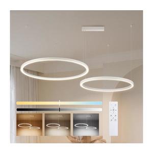 Brilagi - LED Stmievateľný luster na lanku PORTOFINO LED/98W/230V biely + diaľkové ovládanie BRI516 vyobraziť