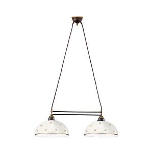 Kolarz 731.82.171 - Závesný luster NONNA na lankách, 2xE27/75W/230V, s kvetinovým motívom, ružovo-zlatý 731.82.171 vyobraziť