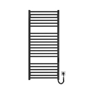 Mario-Radiators Kúpeľňový rebríkový radiátor HF DERBY 255W/230V 117x53 cm čierna 6.1.0404.06.BM vyobraziť