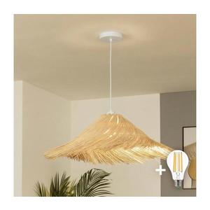Brilagi - LED luster na lanku CERIA BOHO 1xE27/40W/230V priemer 100 cm ratan EG300171+EG781137 vyobraziť