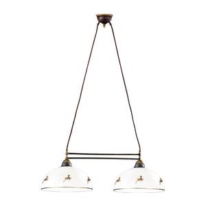 Kolarz 731.82.151 - Luster na lanku NONNA 2xE27/75W/230V jelení ružové zlato 731.82.151 vyobraziť