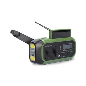 RDDBCR2000GN - rádio DAB+/FM s kľukou, solárnym panelom a LED osvetlením, 5V/2500 mAh RDDBCR2000GN vyobraziť
