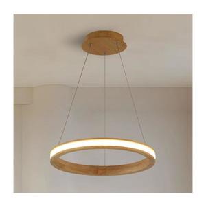 Brilagi - LED luster na lanku UMEA WOOD LED/30W/230V Ø 40 cm kaučukové drevo BRI446 vyobraziť