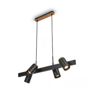 Briloner 4059045 - Závesné svietidlo ERA na lankách 4xGU10/10W/230V čierne 4059045 vyobraziť