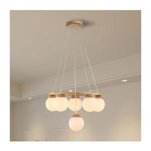 Brilagi - Luster na lanku VISBY WOOD 6xE27/60W/230V priemer 58 cm kaučukovník BRI452 vyobraziť