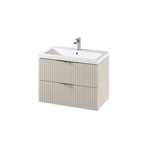 Cersanit S801-543 - Závesná kúpeľňová skrinka s umývadlom TIRSO 80x45 cm béžová S801-543 vyobraziť