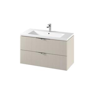 Cersanit S801-548 - Závesná kúpeľňová skrinka s umývadlom TIRSO 100x45 cm béžová S801-548 vyobraziť