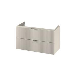 Cersanit S1015-013 - Závesná kúpeľňová skrinka pod umývadlo TIRSO 100x45 cm béžová S1015-013 vyobraziť