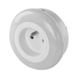 LED Nočné svetlo s čidlom a zásuvkou LED/0, 3W/230V P3320 vyobraziť