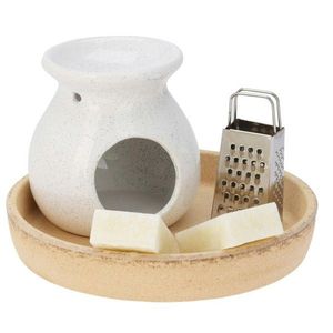 Aroma lampa na vonný vosk LILY bílá vyobraziť