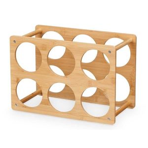 Bambusový stojan na 6 ks lahví vína BAMBOLI hnědý vyobraziť