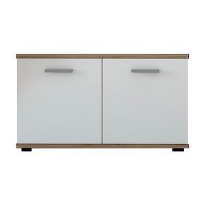 Botník Santo 80 cm dub Wotan/bílý vyobraziť