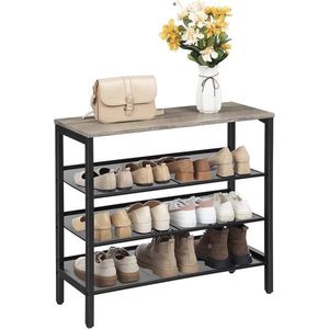 Botník Vasagle Ormio 69 cm černý/šedý vyobraziť