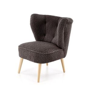 Čalouněné křeslo MOCCA hnědé vyobraziť