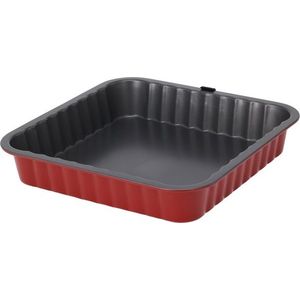 Čtvercová forma na koláče SUSY černá/červená vyobraziť