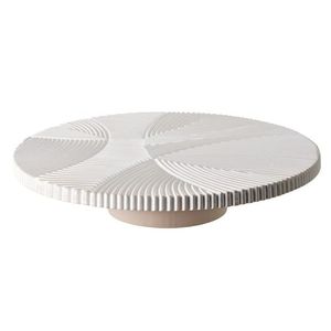 Dekorativní tác DAZ 30 cm bílý/hnědý vyobraziť