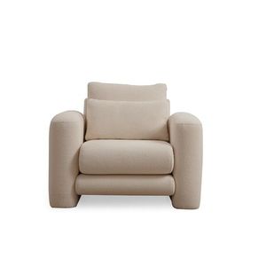 Designové křeslo Lily krémové vyobraziť