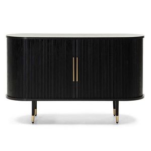 Dvoudveřová komoda Clemente černá vyobraziť