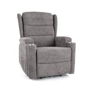 Elektrické polohovací křeslo Minos Raven šedé vyobraziť