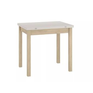 Jídelní rozkládací stůl Flip 80/120 cm kašmírový/dub Cremona Torro vyobraziť