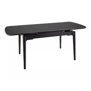 Jídelní rozkládací stůl Sento 120/180 cm keramika černý mramor/černý vyobraziť