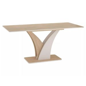 Jídelní rozkládací stůl Vento 120/160 cm dub Cremona Torro/kašmírový vyobraziť