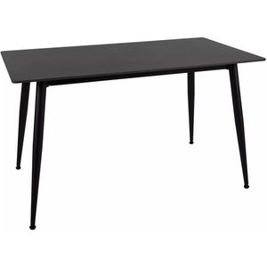 Jídelní stůl Rion 130 cm keramika černý mramor/černý vyobraziť