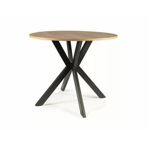 Jídelní stůl Talia II 90 cm dub přírodní/černý vyobraziť