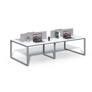 Kancelárska súprava pre 4 osoby Houseland Prime Max 02 280 cm biela vyobraziť