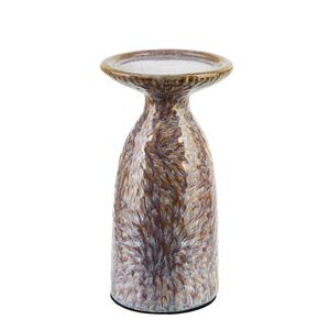 Keramický svícen YARINE BEIGE 20 cm béžový vyobraziť