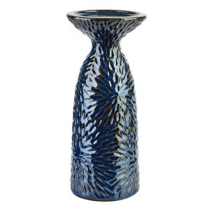 Keramický svícen YARINE BLUE 25 cm modrý vyobraziť