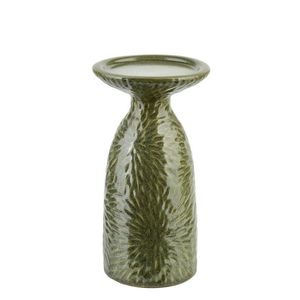 Keramický svícen YARINE GREEN 20 cm zelený vyobraziť