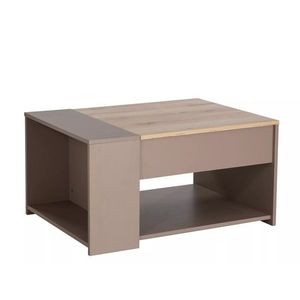 Konferenční stolek Drop dub alpský/béžový vyobraziť