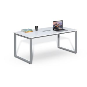 Konferenčný stôl Houseland Prime Meet 01 180 cm biely vyobraziť