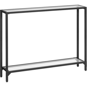 Konzolový stolek Pered 100 cm černý/čirý vyobraziť