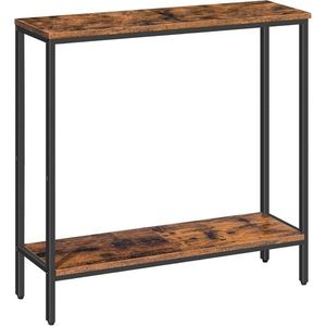Konzolový stolek Vasagle Mijon 75 cm hnědý/černý vyobraziť