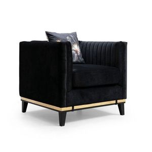 Křeslo Bellino černé vyobraziť