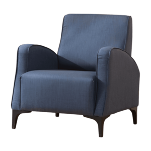 Křeslo Petra modré vyobraziť