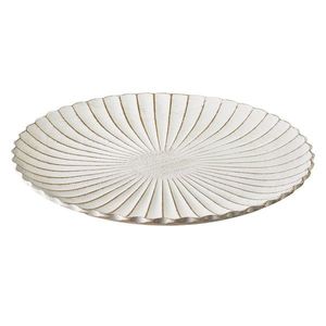 Kulatý dekorativní tác DAZ 31, 5 cm bílý/zlatý vyobraziť